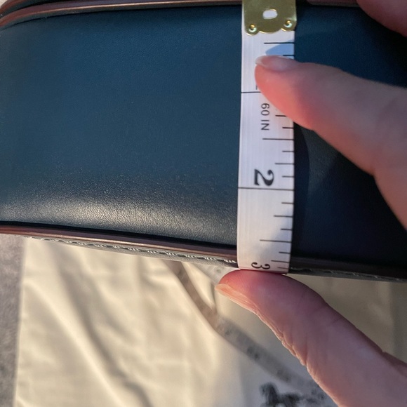 Coach 1941 Saddle Bag 23. Like new. Dark denim. - Picture 5 of 14